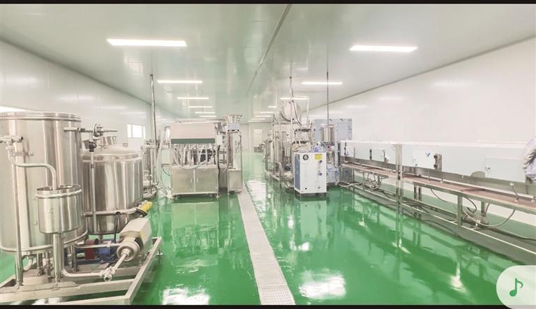 新的生产线投入使用。图片由受访者提供