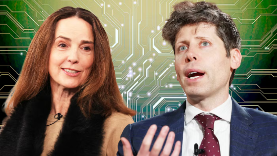 首席财务官莎拉・弗莱亚与首席执行官山姆・奥特曼