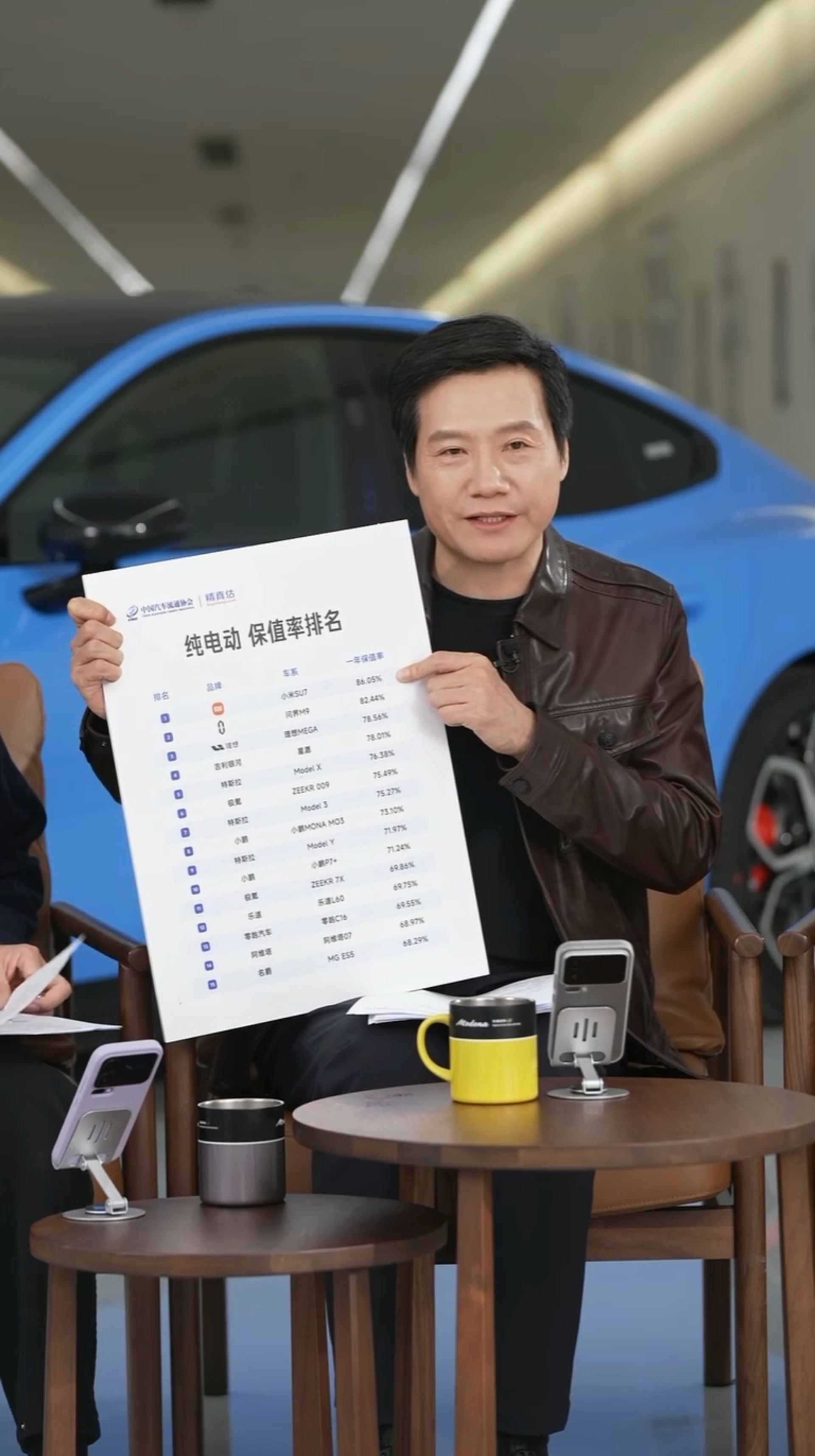 图片来源：雷军直播截图