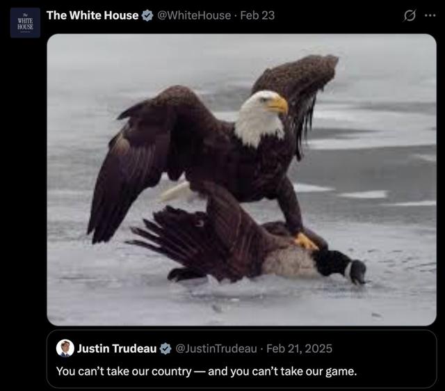 图源：白宫社交媒体截图