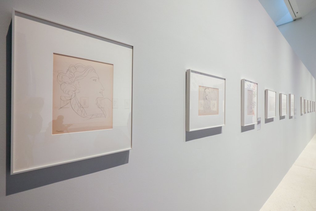 马蒂斯线稿作品