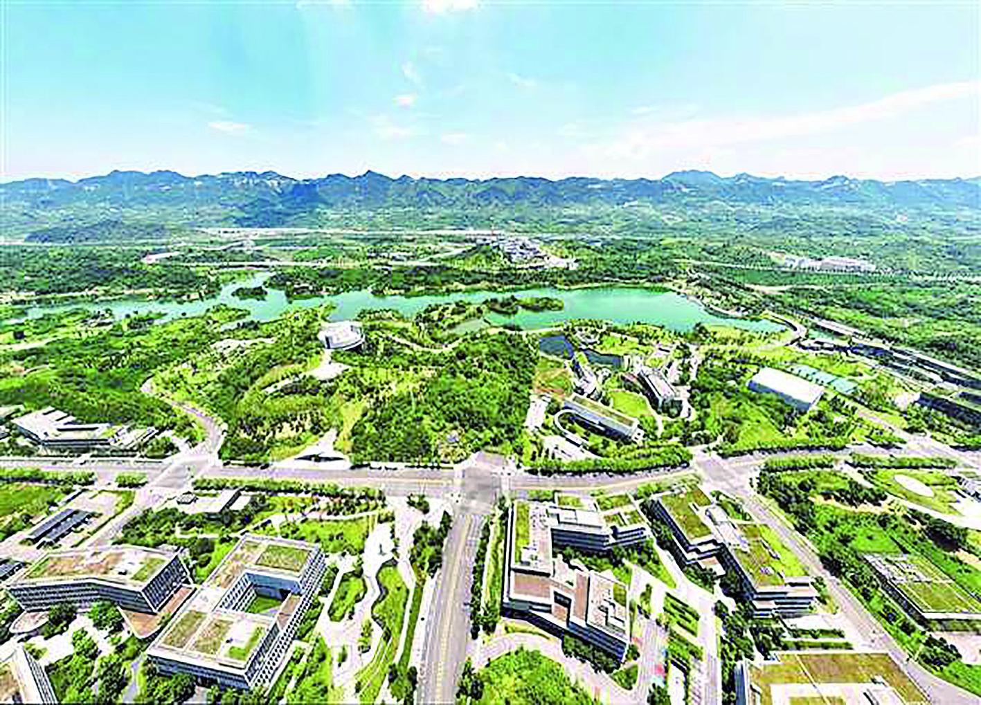 众多高端研发机构坐落在明月湖畔 据新重庆-重庆日报