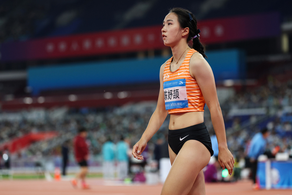 陈妤颉此次在全运会上兼顾100米和200米两个个人项目。