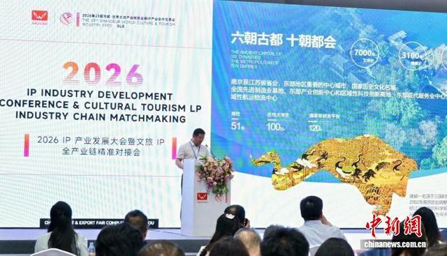 2026IP产业发展大会暨文旅IP全产业链精准对接会现场。交易会组委会 供图