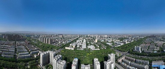 图2：石河子城市航拍图；资料来源：新华社，申万宏源研究