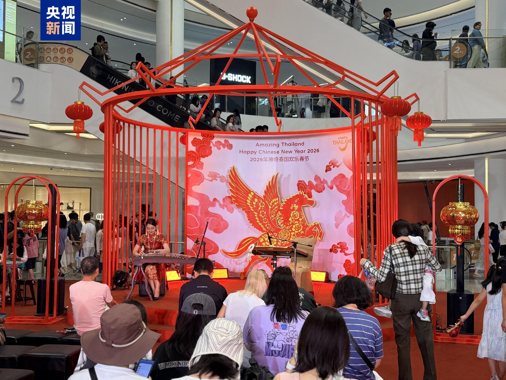 △“2026年神奇泰国欢乐春节”泰中非遗展示活动现场