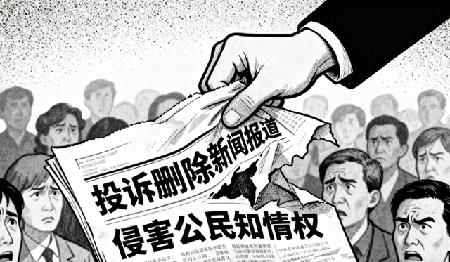 图片：AI生成；投诉机制滥用，侵害公民知情权