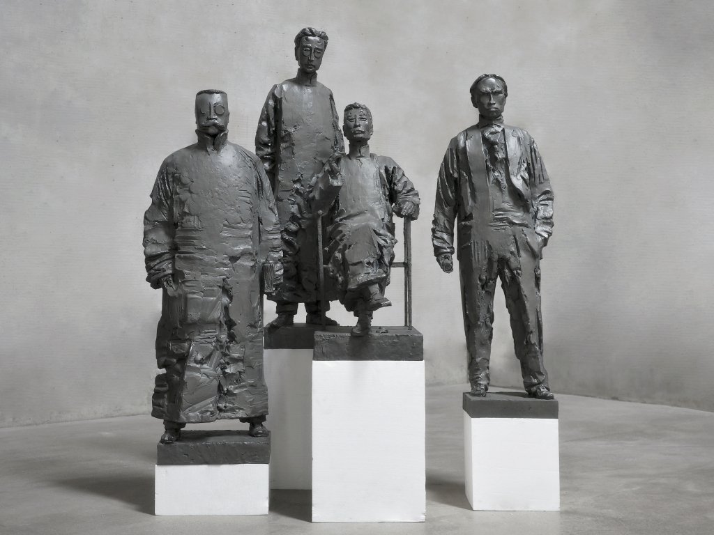 雕塑《知己》卫昆   白玉兰美术奖优秀奖作品