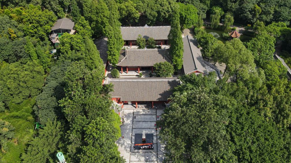 这是位于四川省宜宾市翠屏山腰的赵一曼纪念馆（资料照片）。新华社记者 胥冰洁 摄