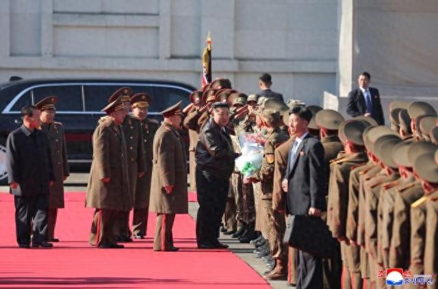 图片来源：朝中社报道截图