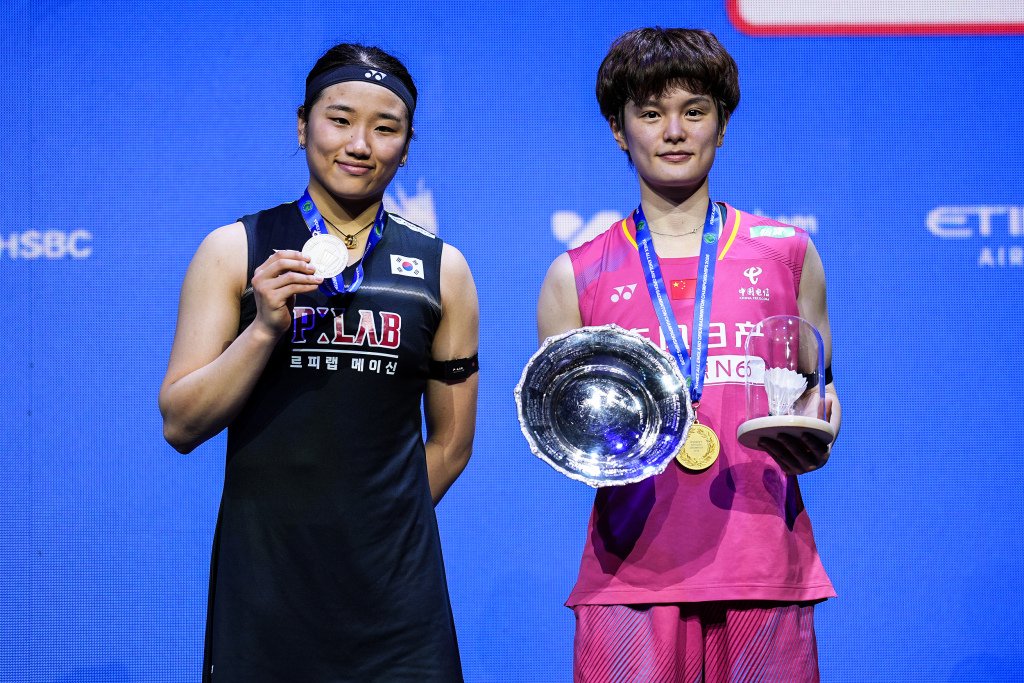 王祉怡斩获全英公开赛女单金牌。