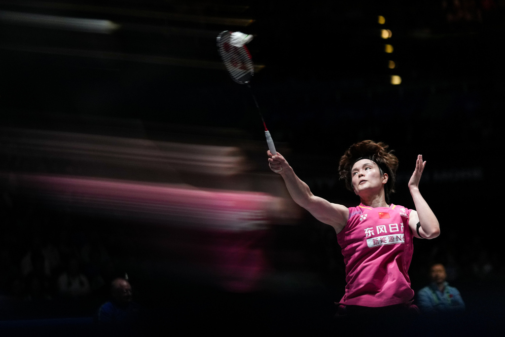 王祉怡在比赛中展现了高水准。