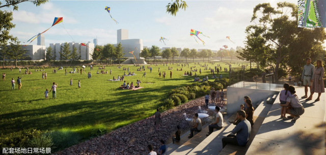 岛北公园效果图。