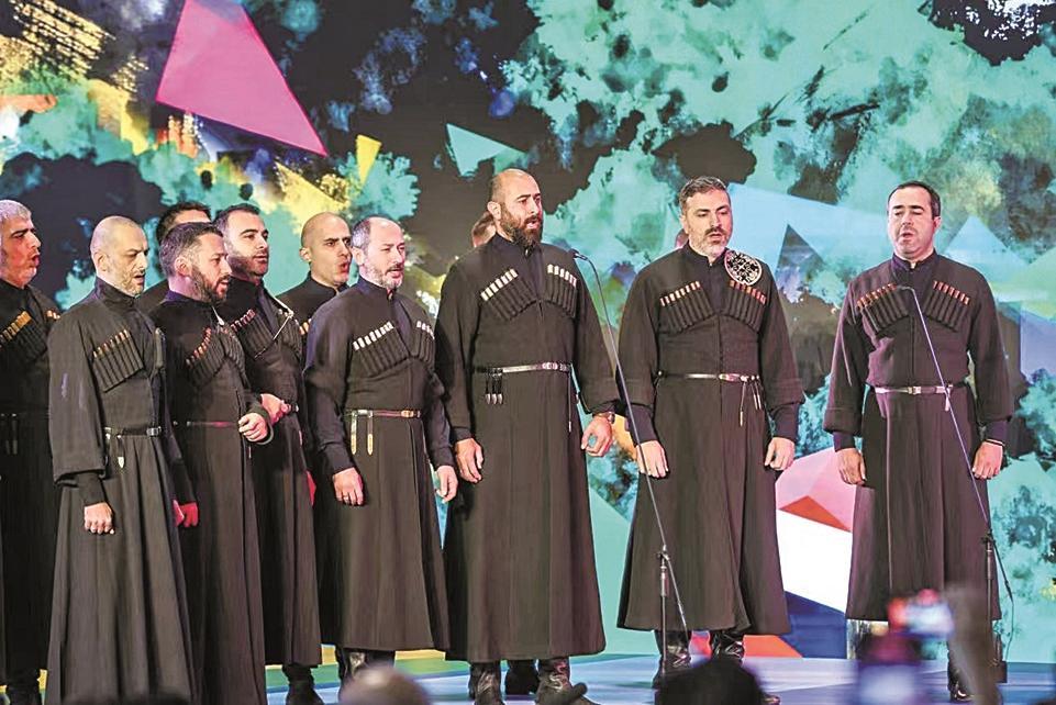 　　来自格鲁吉亚的演出团队 　　受访者 供图