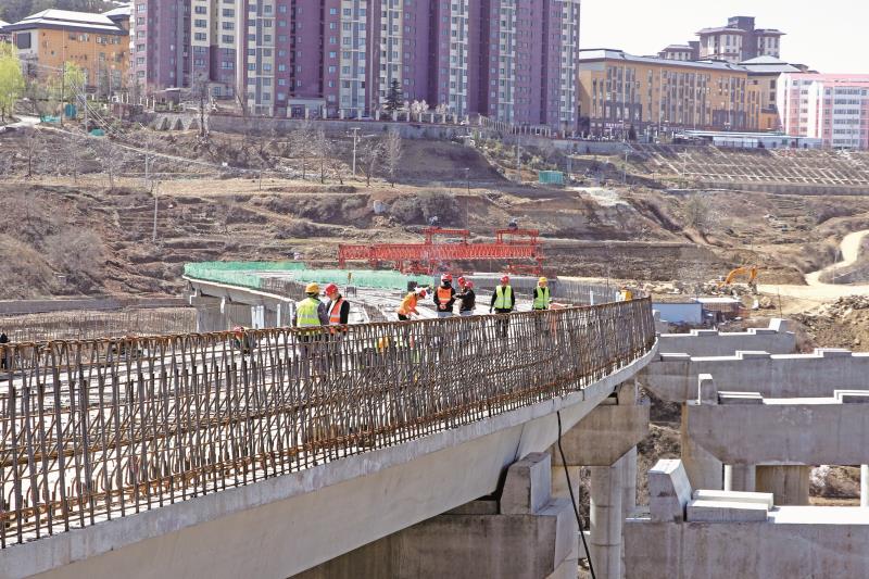 　　图为项目建设现场