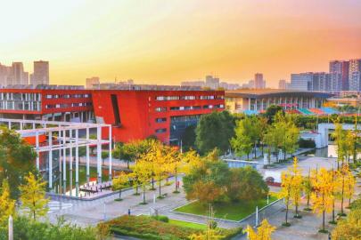 成都师范学院美丽的校园。