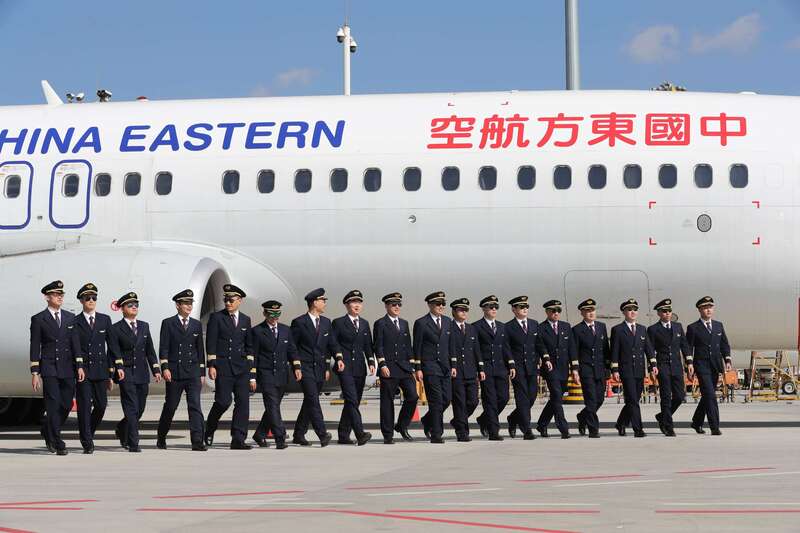 中国东航面向大学生招飞。中国东航供图