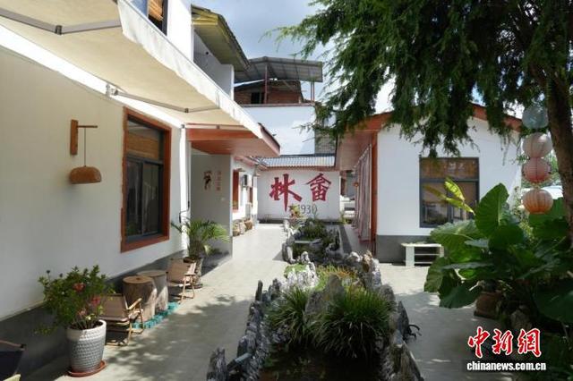 惬意的旧居小院。清流县融媒体中心 供图