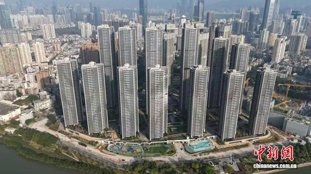 项目实景航拍图。中建三局 供图