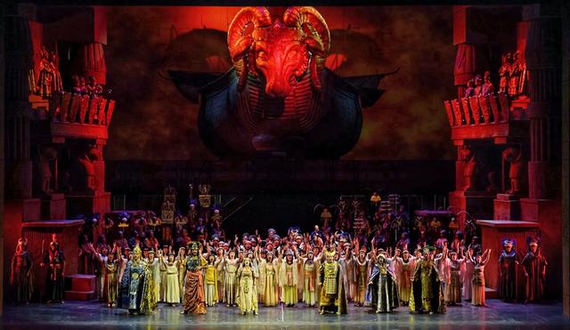 4月8日至12日，国家大剧院制作威尔第歌剧《阿依达》迎来第四轮复排演出。北京日报客户端记者 方非摄