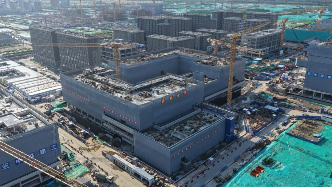 项目建设现场。中铁建工集团供图