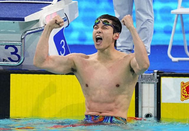 汪顺在比赛中。视觉中国 供图