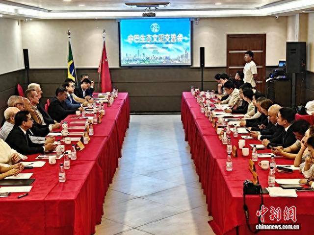 图为习言道——中巴生态文明交流会现场。中新网记者 林勐男 摄