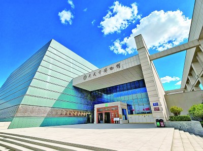     武威市博物馆建筑外景。图片由武威市博物馆提供