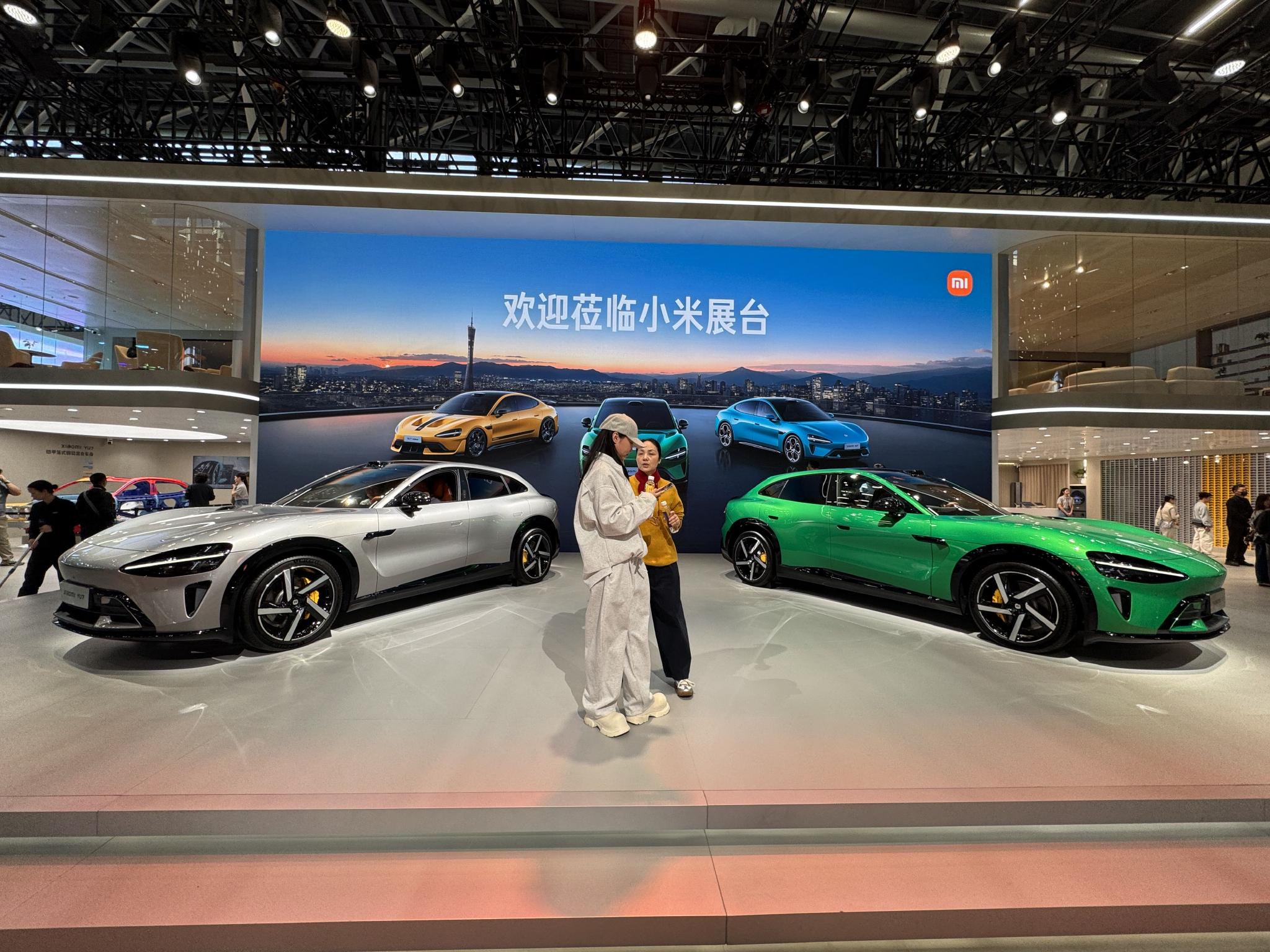 小米汽车展台 观察者网