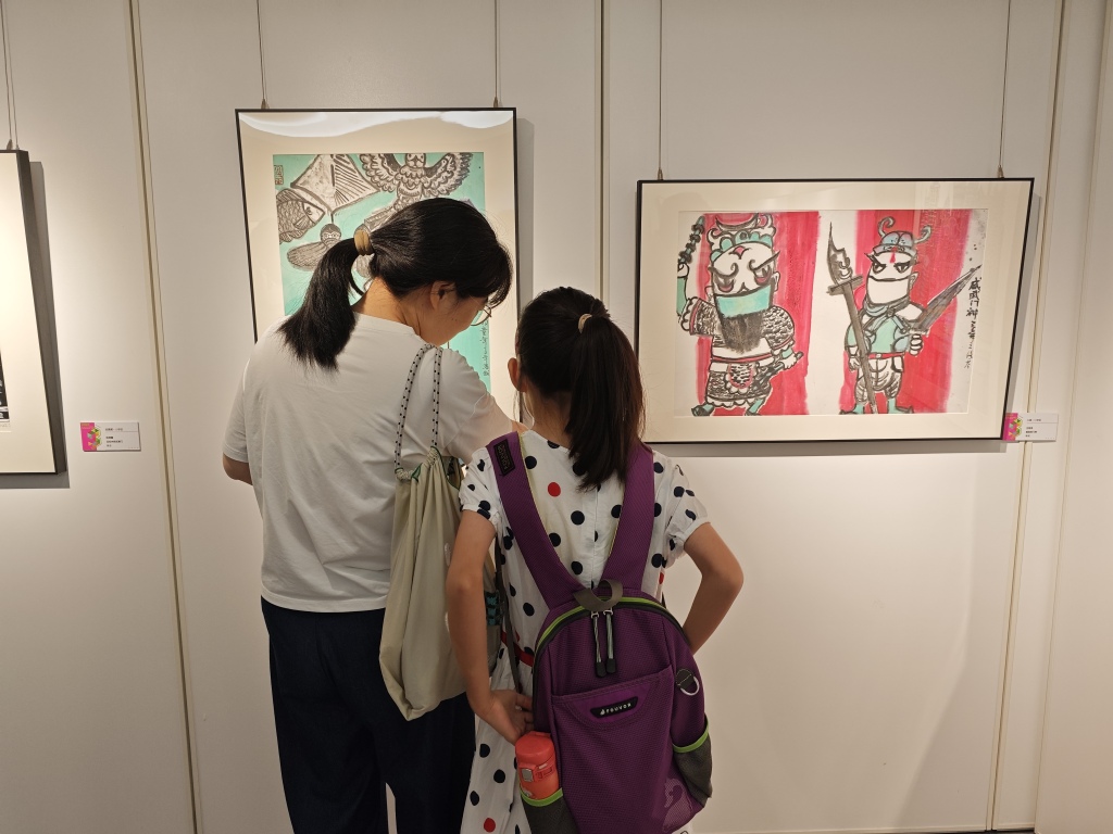 展览现场。