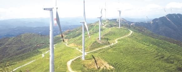 贵州水利院承建的贵州粤电石阡大顶山风电场水土保持生态修复工程。 （贵州水利院供图）