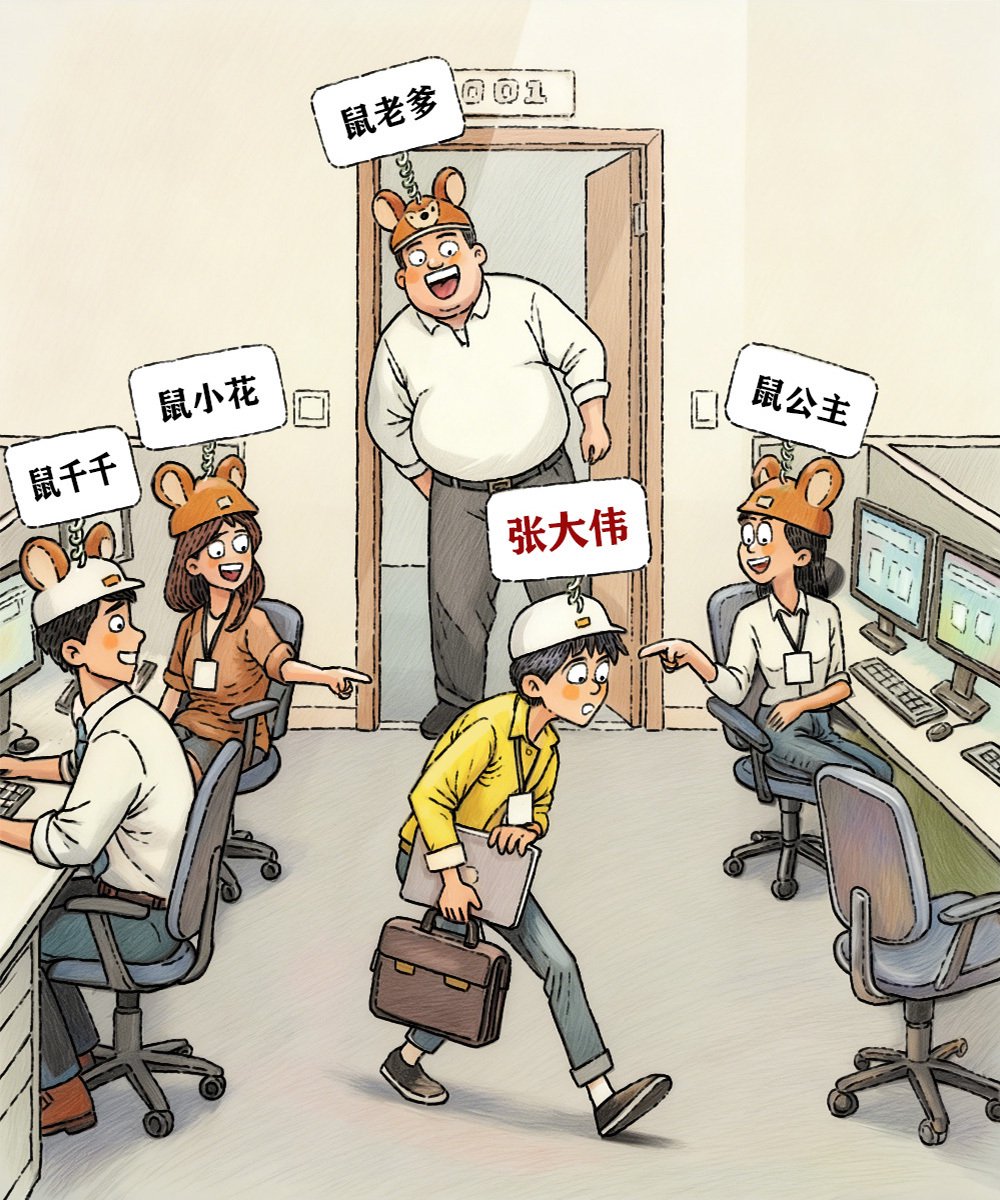 鼠名、花名与企业文化