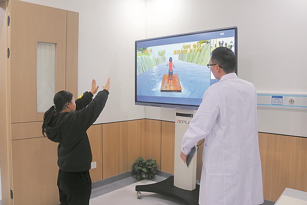 丽春镇卫生院拥有9类智能化康复设备。