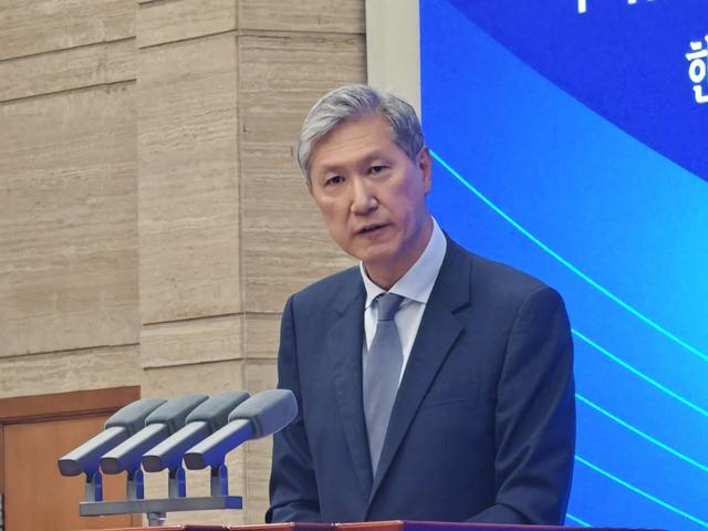 韩国驻华大使卢载宪 白波摄