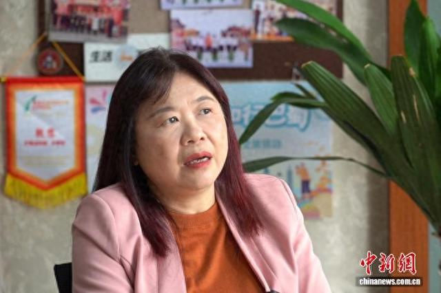 近日，台北市前副市长、台湾艺术创生文化基金会董事长李永萍在成都接受中新网记者专访。记者 吕杨 摄