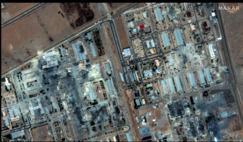 2025年6月22日，伊朗伊斯法罕核技术中心建筑受损