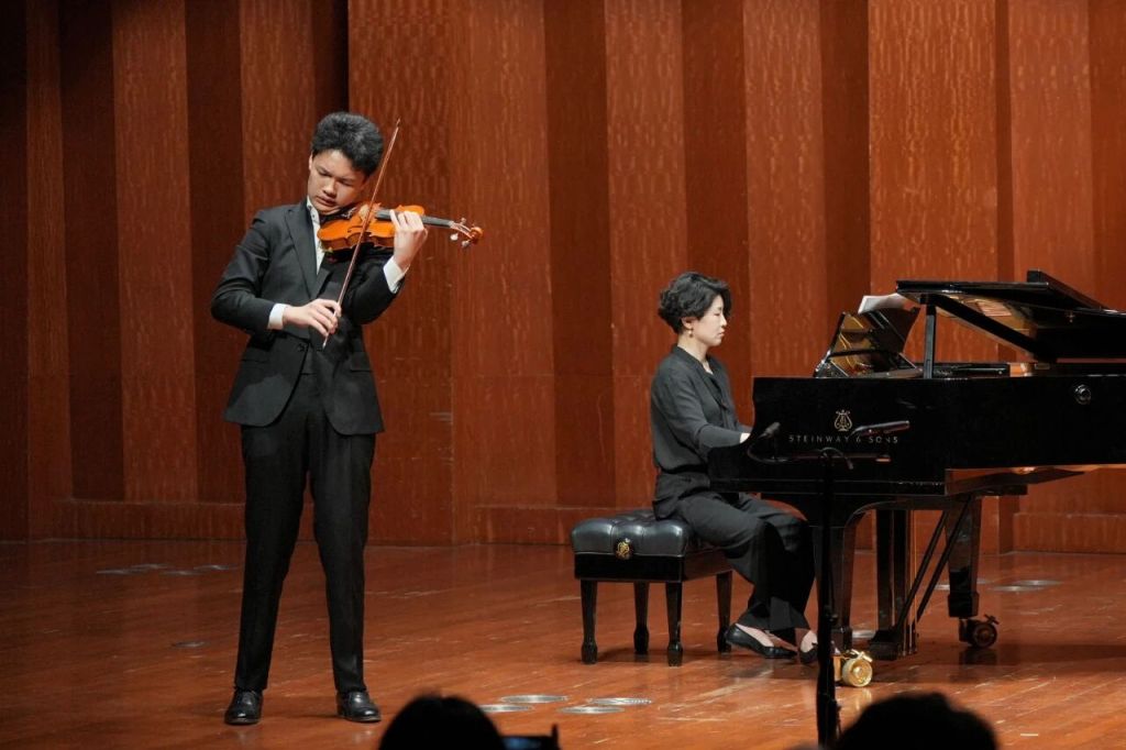 章奥哲在“上海之春”国际音乐节的演出现场