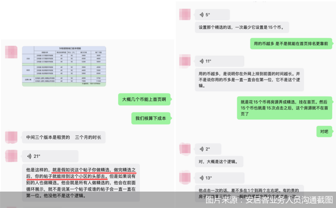 没中介费有服务费