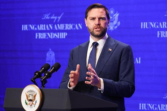 △美国副总统万斯（资料图）