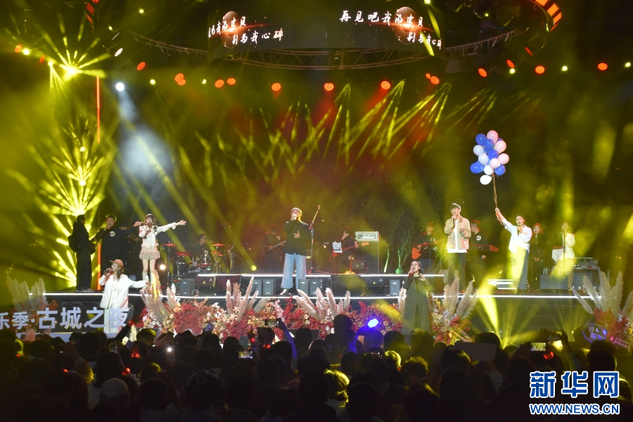 演出现场（11月14日摄）。新华网发