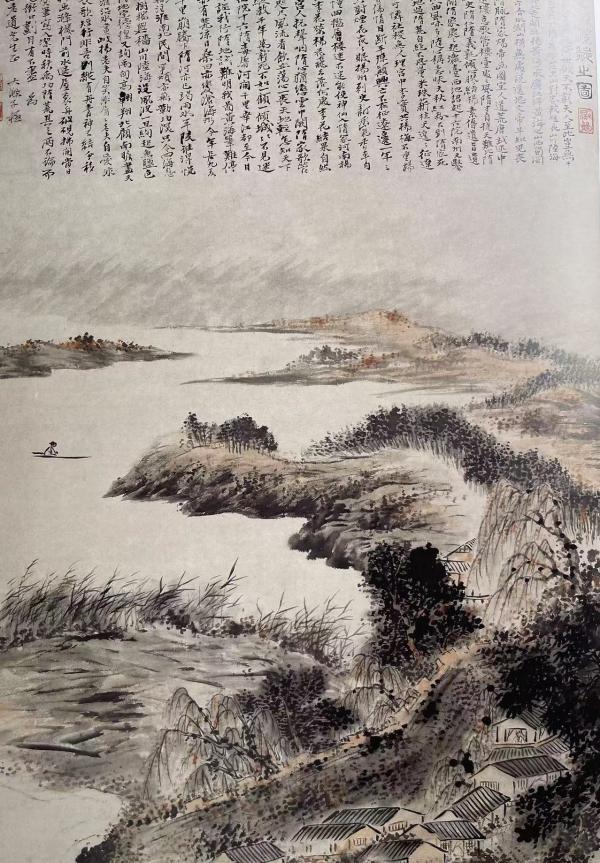 石涛绘写扬州的山水