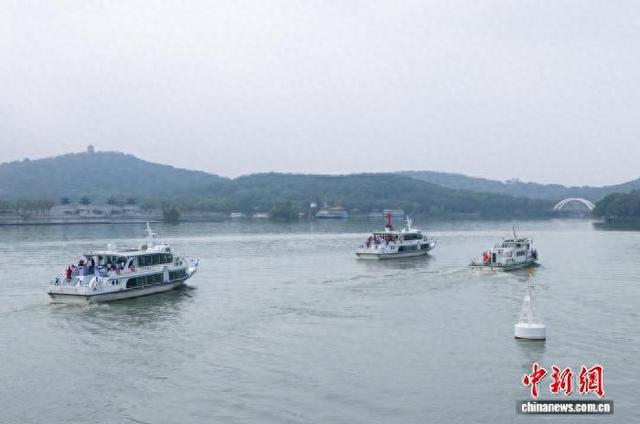 “水韵江苏·太湖揽胜”系列水上旅游新线路试航。太湖鼋头渚风景区供图