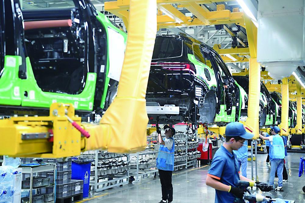 重庆赛力斯汽车新能源汽车生产线