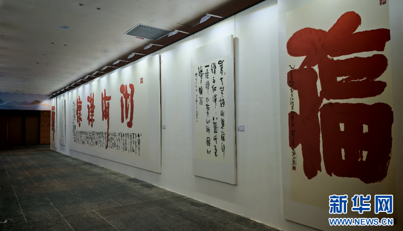   展览现场。新华网 刘丰 摄